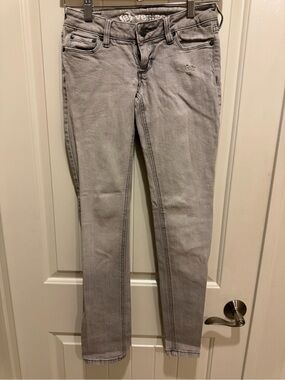 BULLHEAD VENICE Gray Wash Skinny Reg sz 0 jeans
